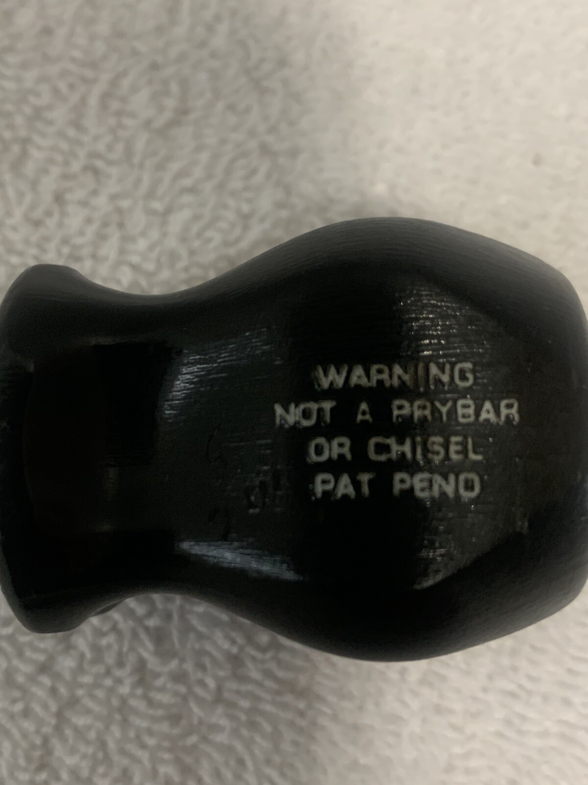 SNAP-ON STUBBY SDDI MINI FLAT SCREWDRIVER BLACK HARD HANDLE SDD1 USA !