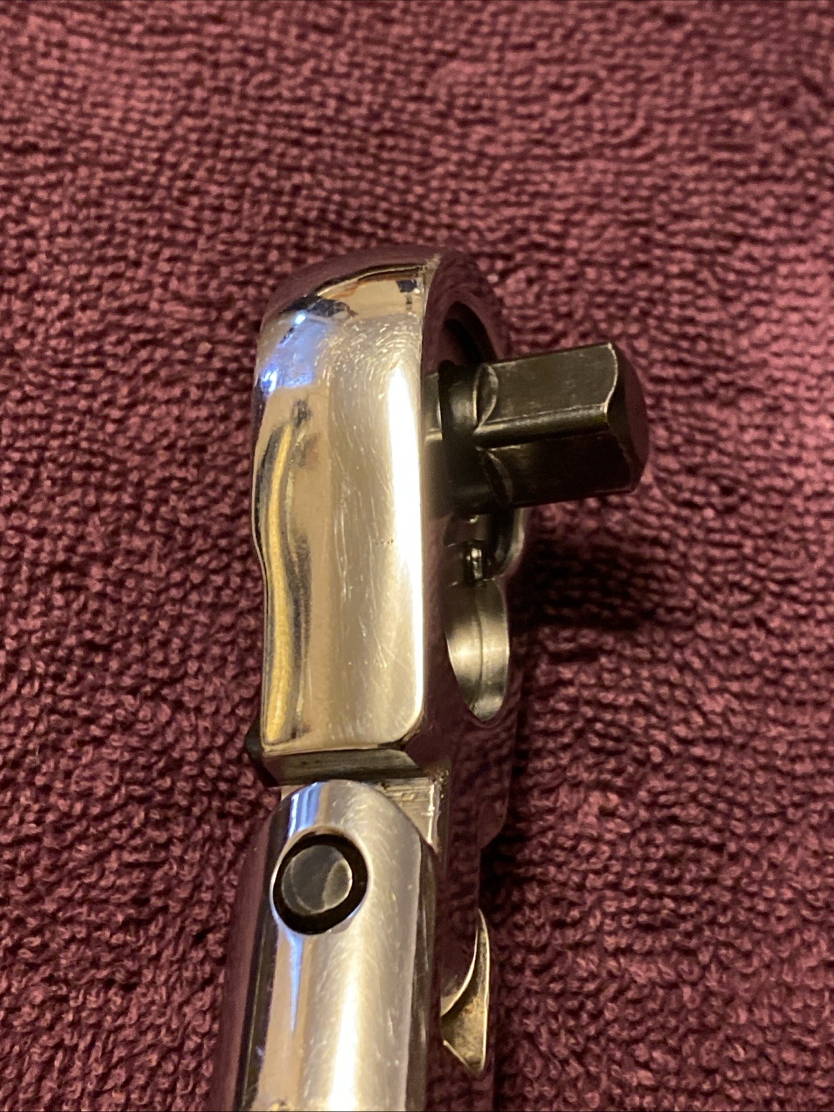 Vintage Craftsman 44834 VM 3/8” Drive Flex Head Stubby Ratchet USA Excellent