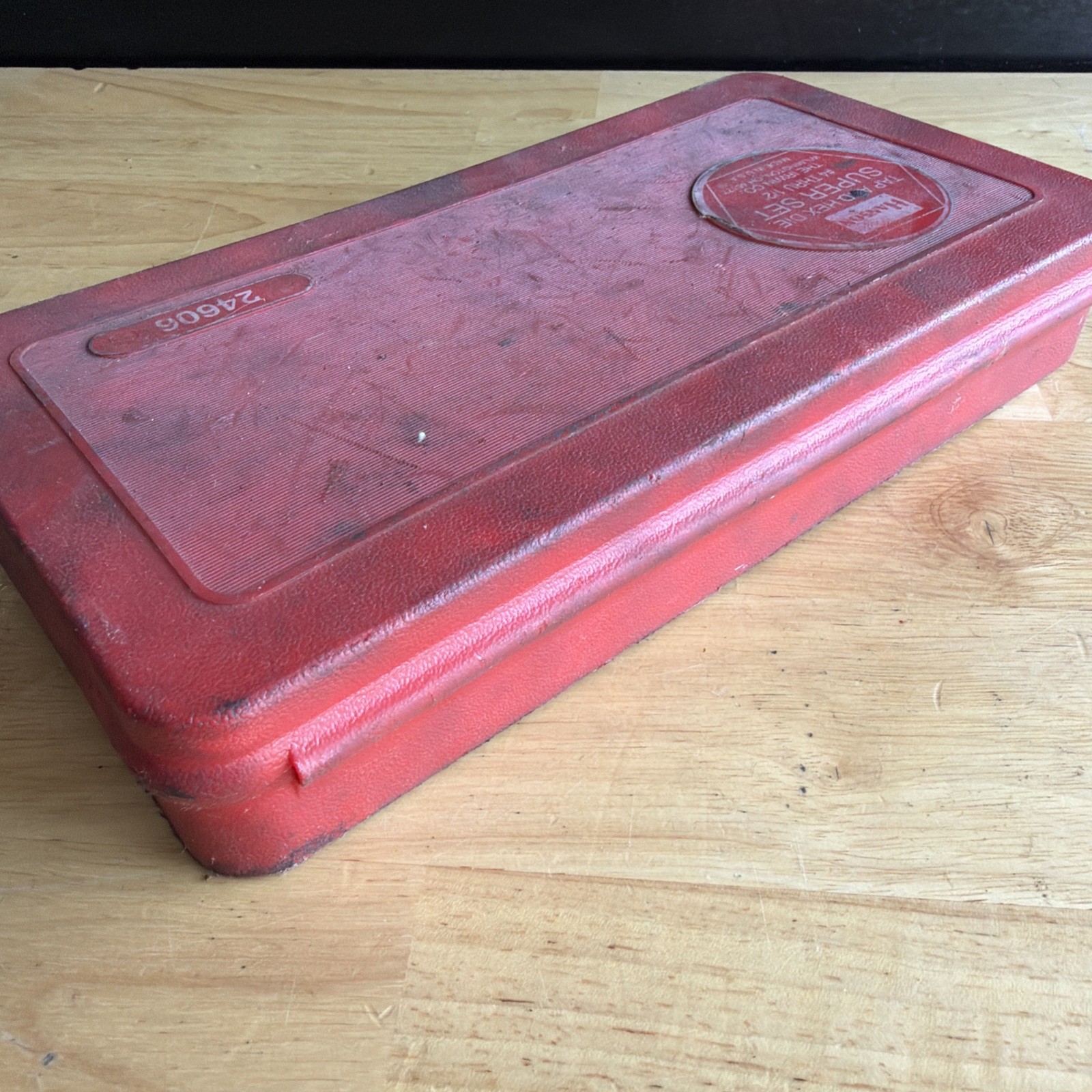 Hanson Tool Hex Tap and Die Super Set W/ Case 24606 Made in USA READ!