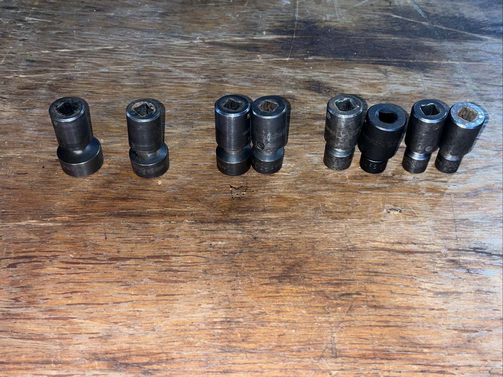 MAC XUP Series Metric Impact Swivel 3/8” drive Socket Set 11-14, 16-17, 19, 22MM