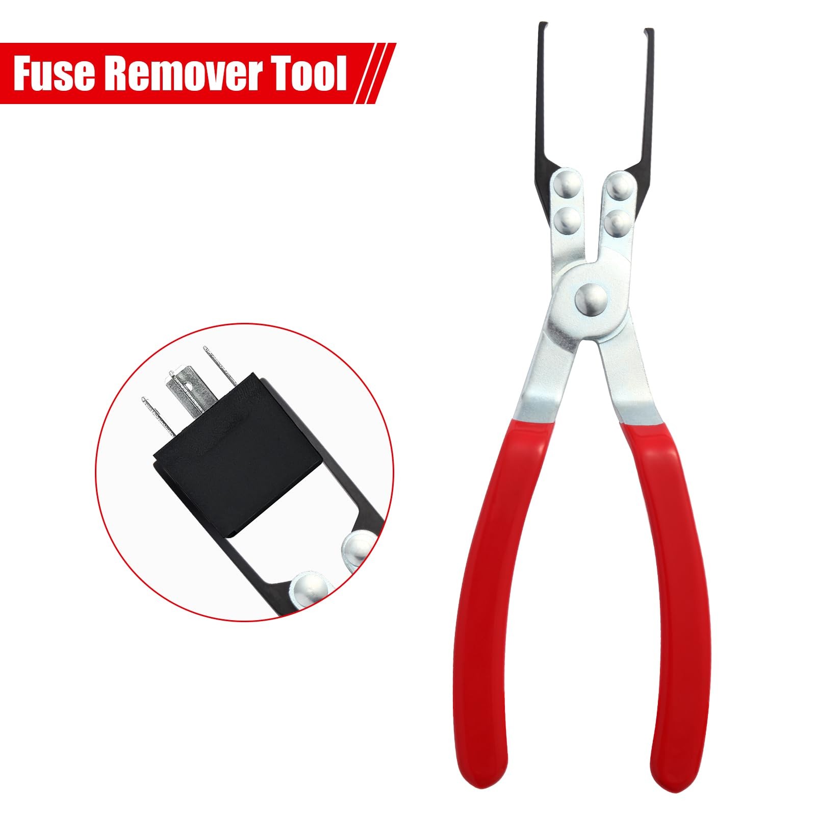 Relay Puller Pliers Relay and Fuse Remover Tool Automotive Relay Fuses Puller