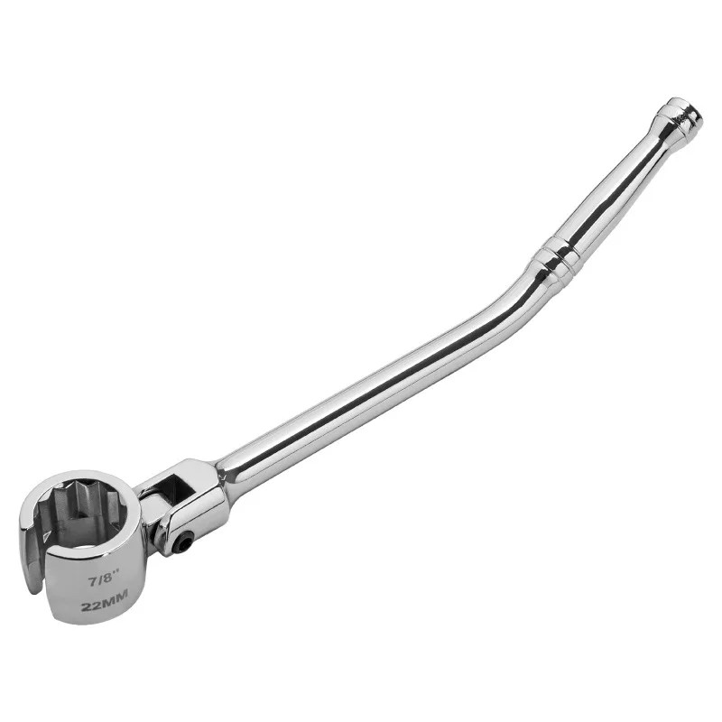 Oxygen Sensor Flex Head Wrench Adjustable Spanner Socket 22mm 7/8in Removal Tool