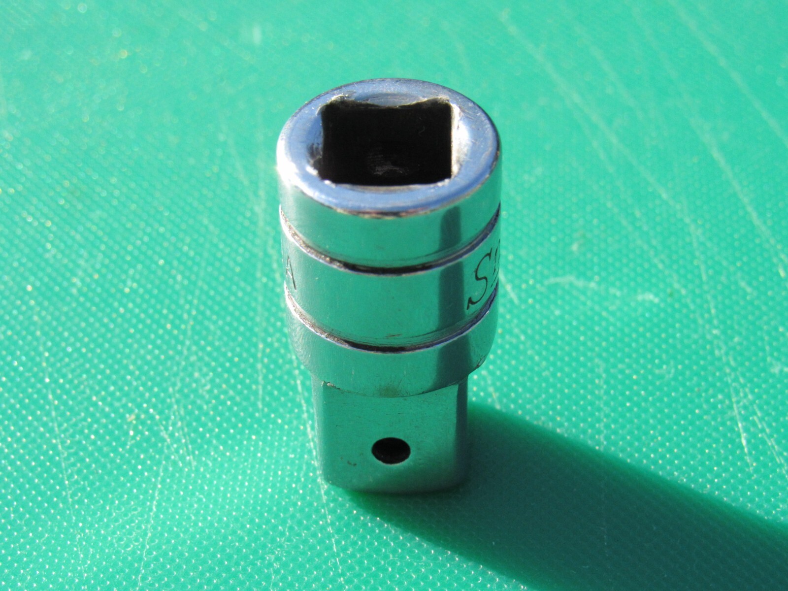 SNAP ON A2 A-2 3/8″ TO 1/2″ SQUARE DRIVE SOCKET ADAPTER UNDERLINE LOGO A 2 USED