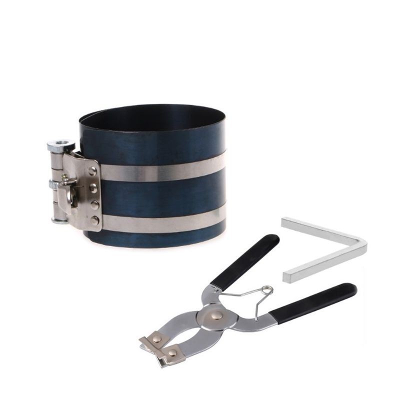 3inch Piston Ring Compressor Tool Car Engine Piston Ring Pliers Fit for 53-175mm