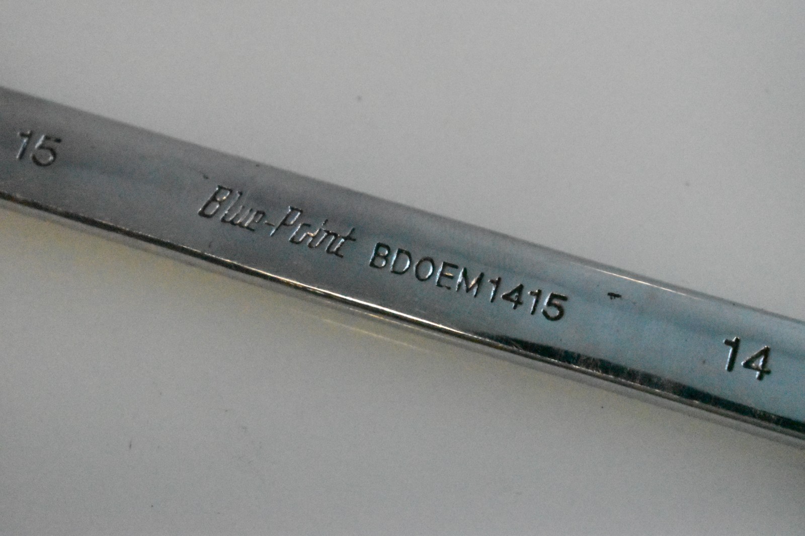 Blue Point Tools BDOEM1415 14mm x 15mm Metric Double Open End Wrench Chrome