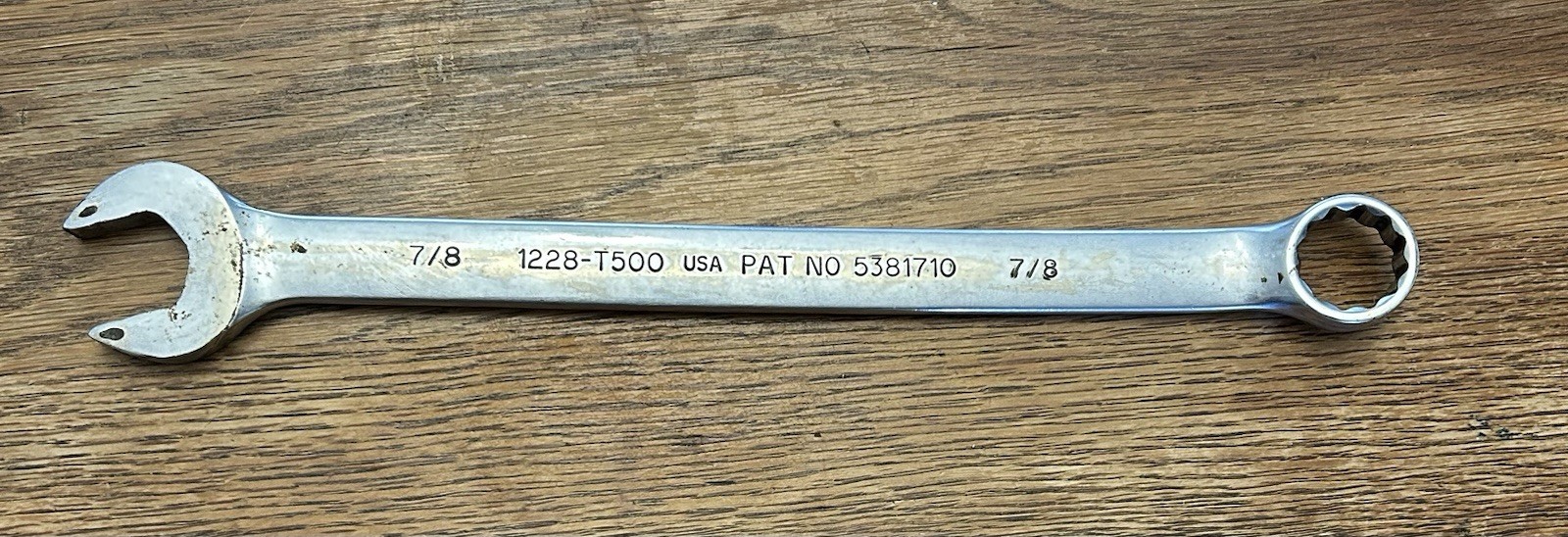 Proto 7/8″ Combination Wrench 12-Point SAE Anti-Slip Design ASD USA Made Satin