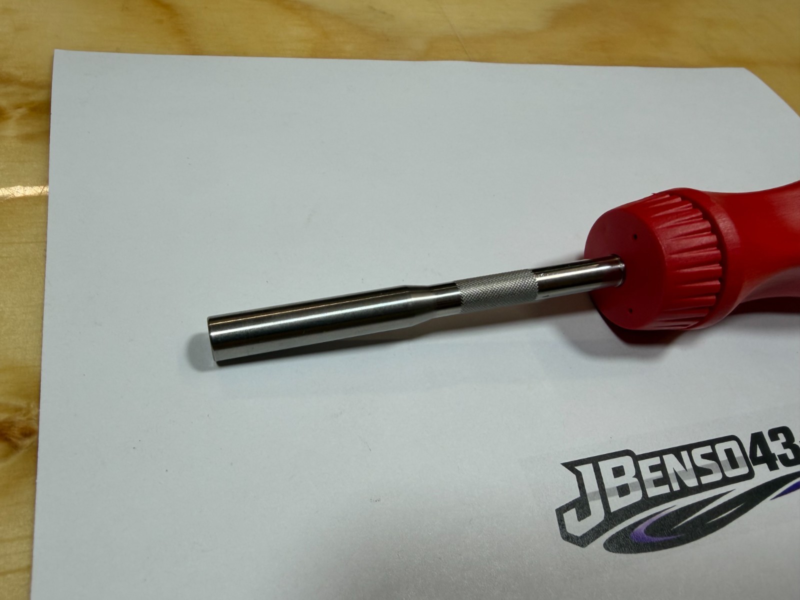 Snap-on Tools NEW 100th Anniversary CLASSIC RED Ratcheting Screwdriver w/o bits