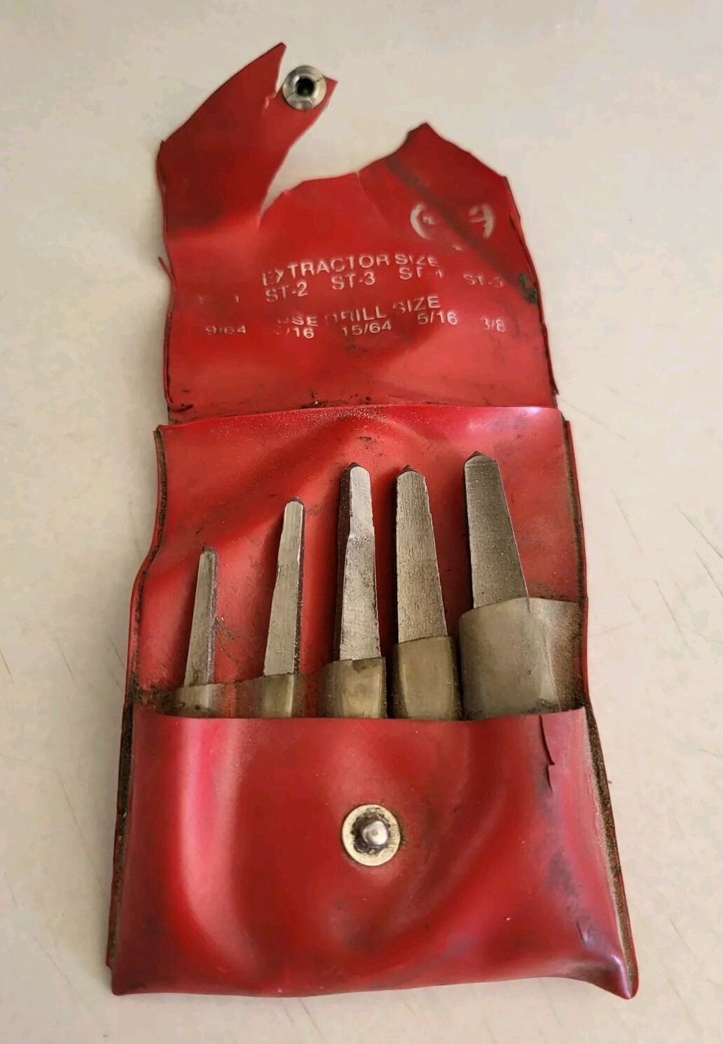 Nice MAC Tools No.353 – 5 Piece Screw Extractor Set. – Mac No. 5663ES (Wear!)
