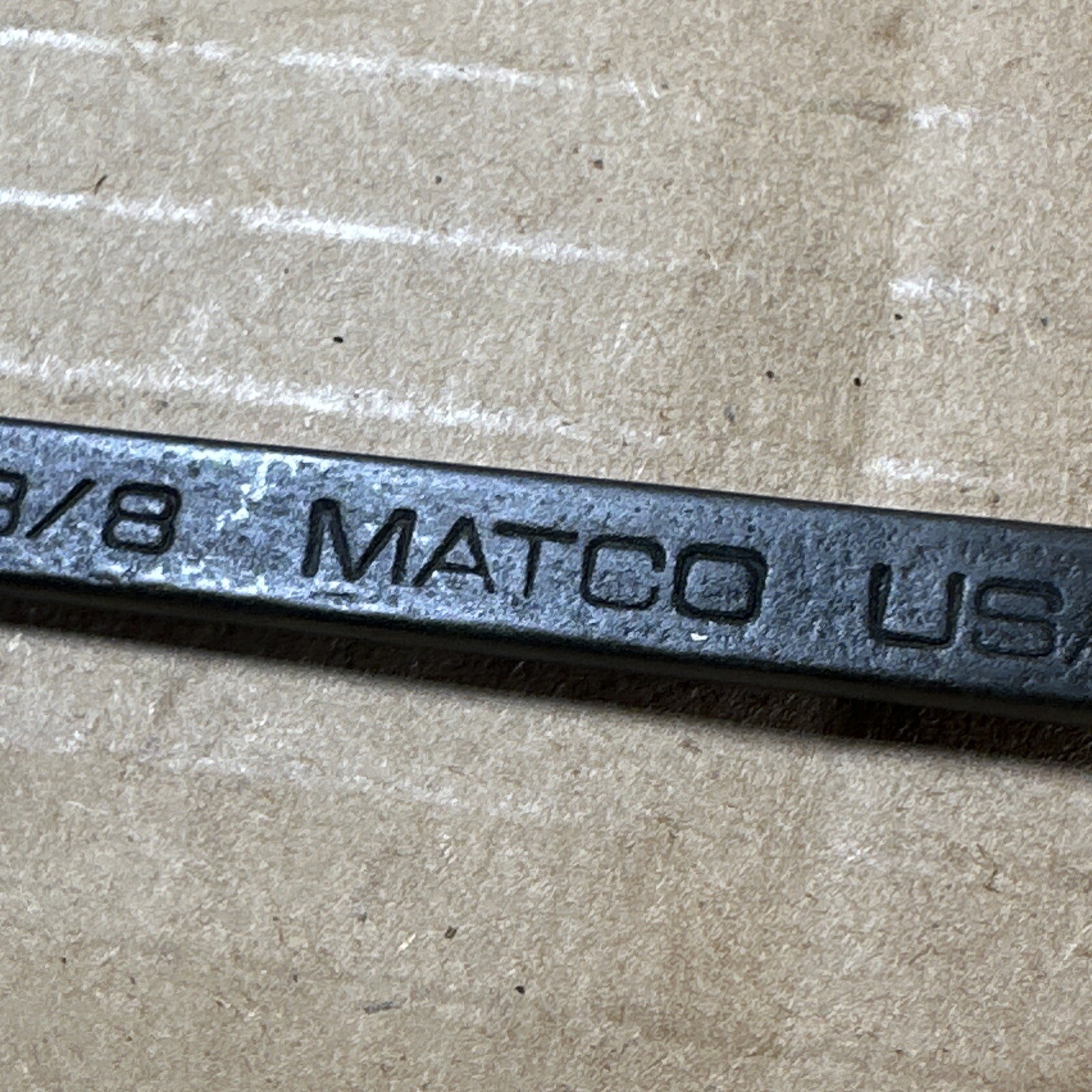 MATCO USA WCHB 126, SAE 3/8” Combination Wrench 6 Pt. Industrial Black Finish