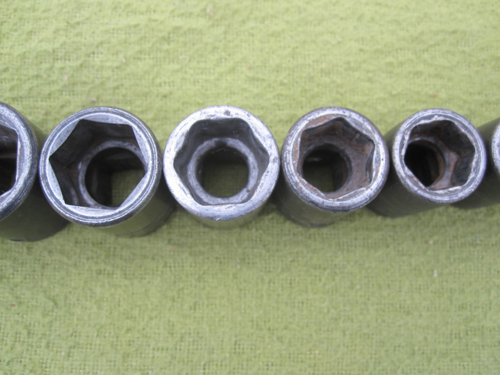 Snap-on 1/2″ Drive 11pc SAE Inch 6pt Deep Socket Set 3/8 to 1 in USA