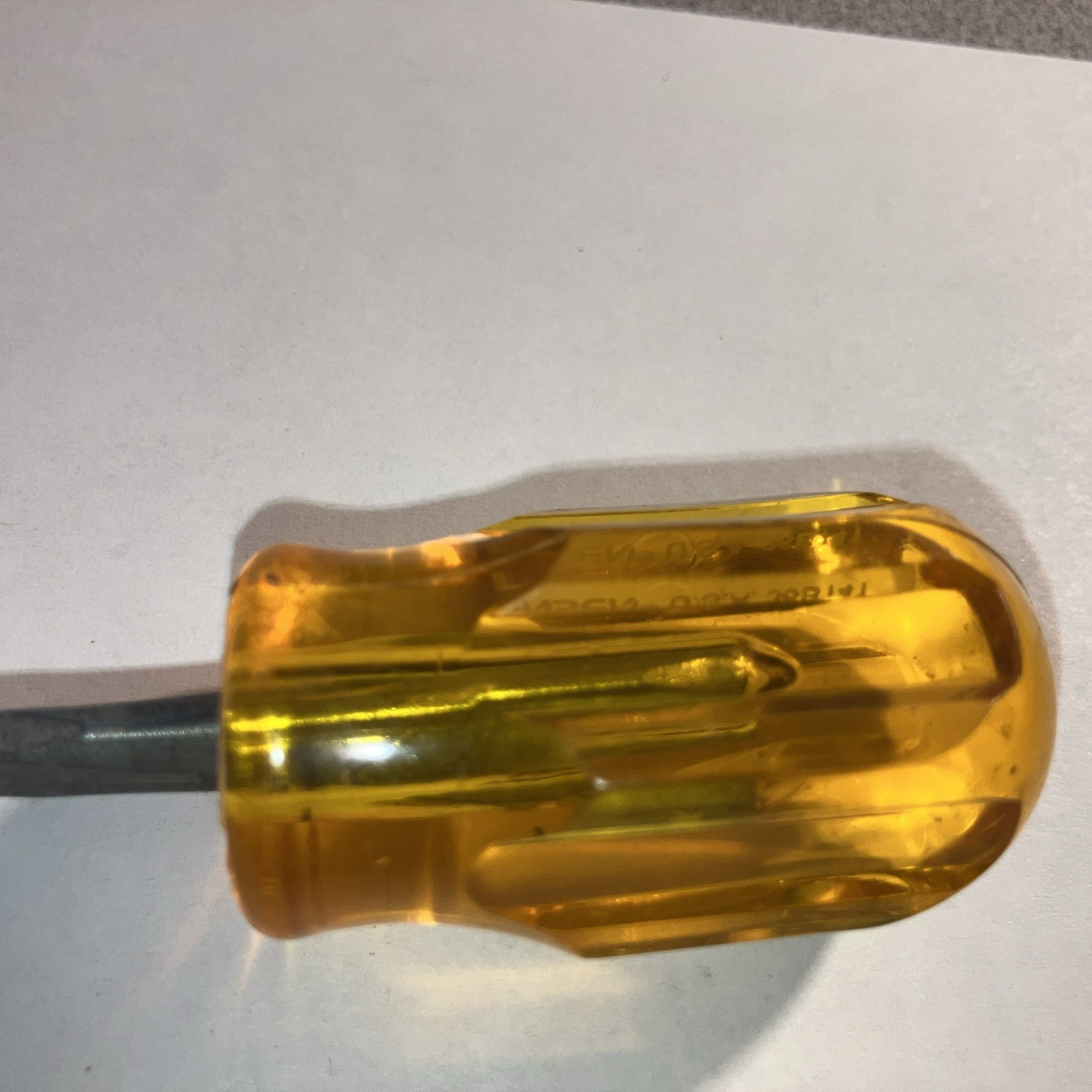 Jensen Stubby 1/4″ Flat Slotted Head Screwdriver 36B141 Made In USA