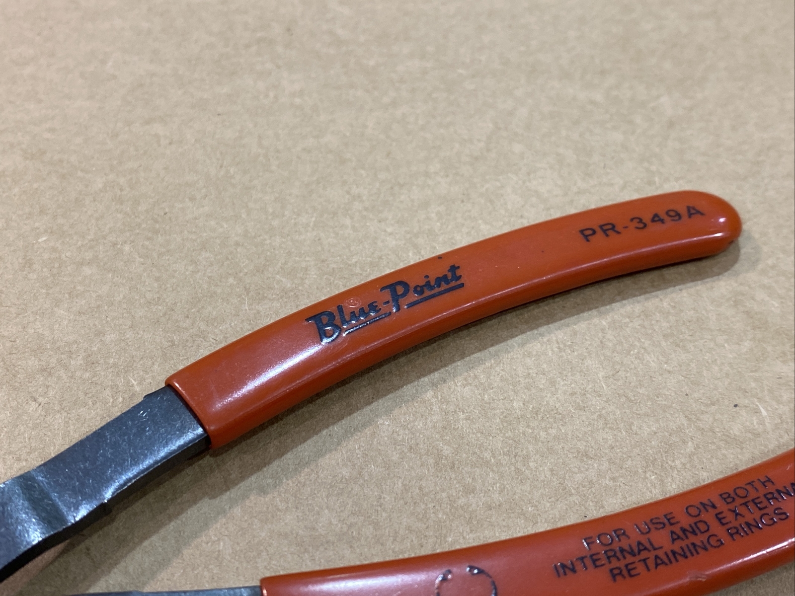 Blue Point Tools ~ PR-349A Internal External Retaining Ring Pliers Red Handle