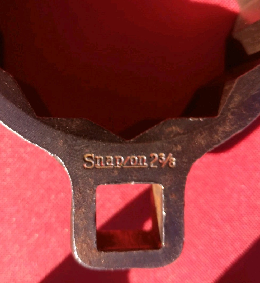SNAP-ON TOOLS 2 7/16″ + 2 3/8″– 1/2″DRIVE. Open-End Crowfoot LOT of 2.