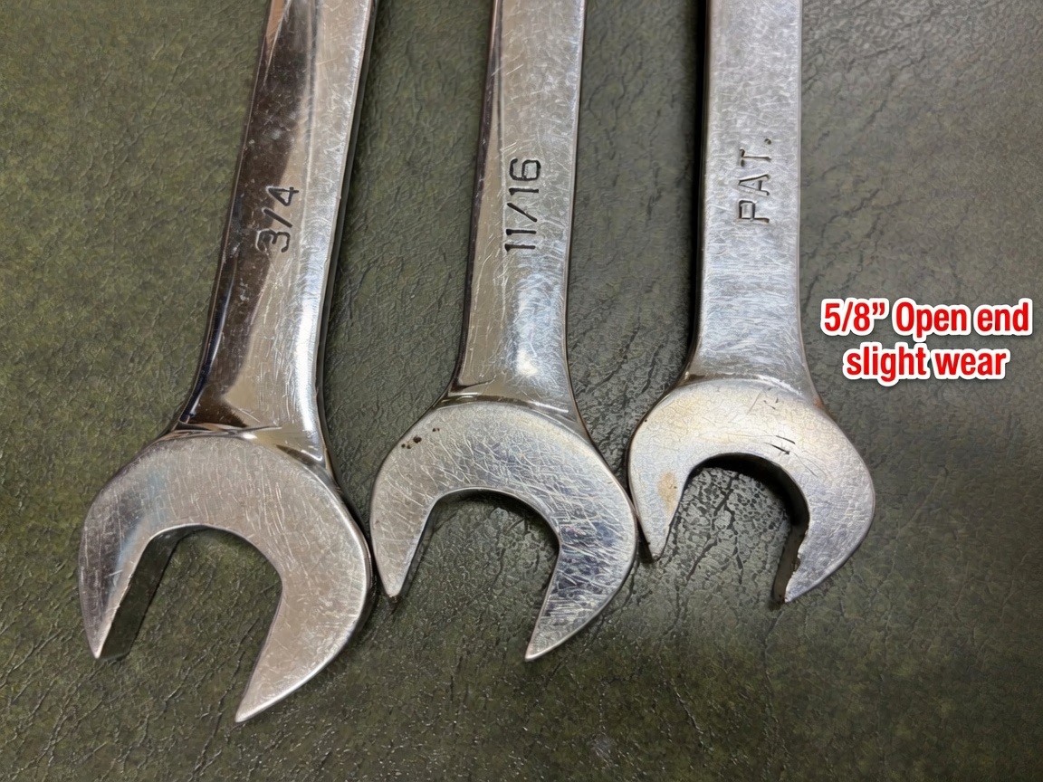 Armstrong USA Combination Wrench Set 8pc Smaller Sizes 5/16″ to 3/4″ – Good Used