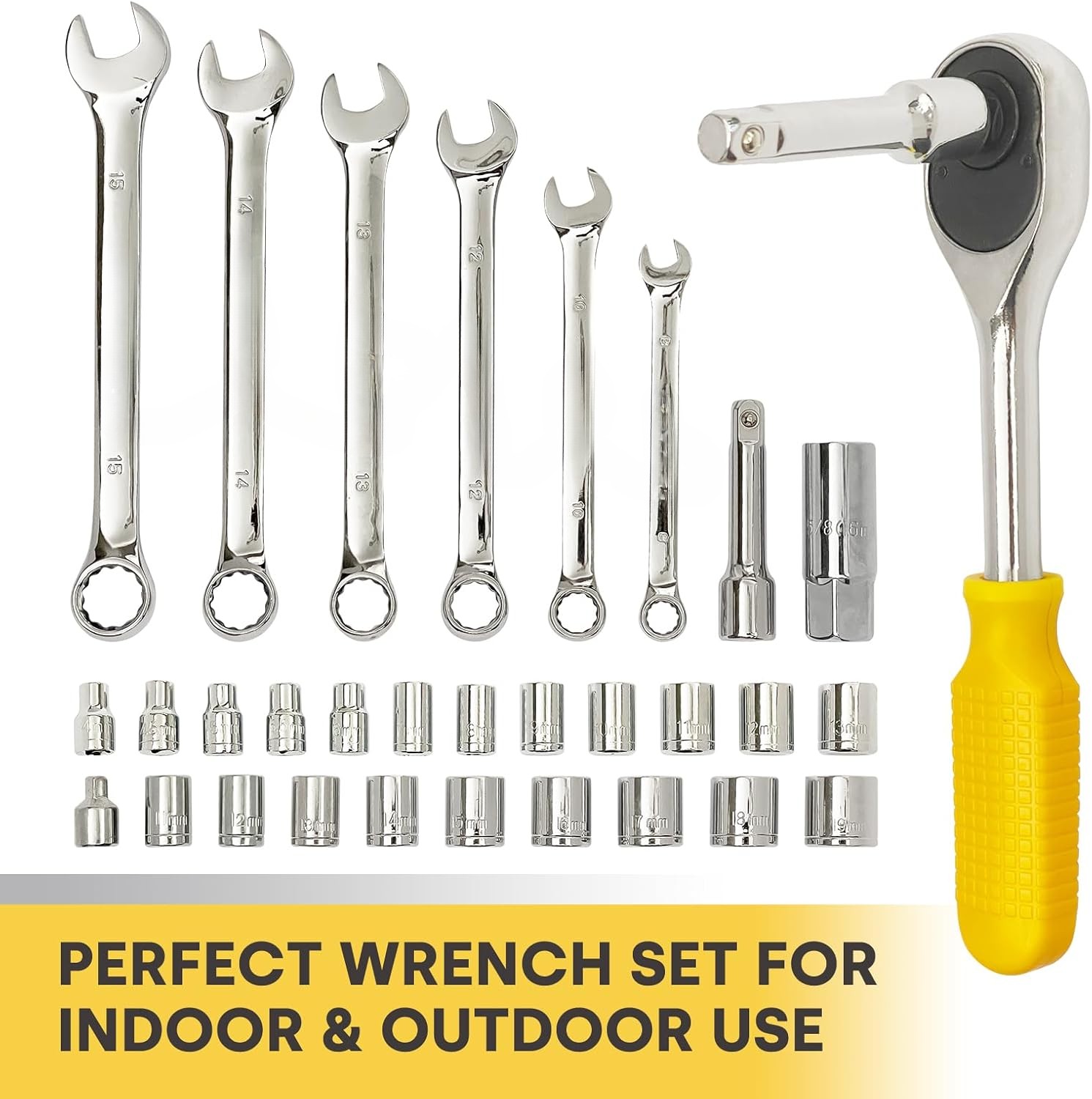 220piece tool kit with toolbox,wrenches andhand tools for automotive maintenance