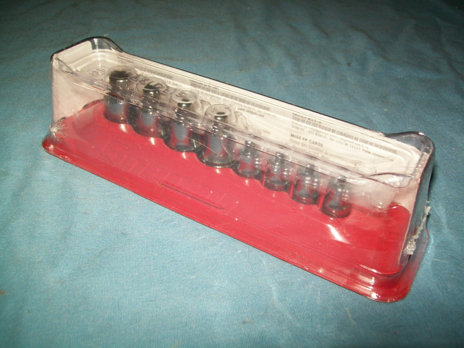 NEW Snap-on™ 1/4″ 3/8″ dr Stubby SAE Hex Socket driver Set 208EFTAXSY Sealed