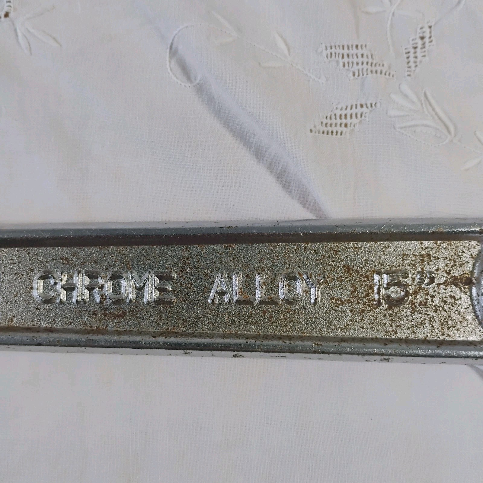 Sears 30877 15″ Inch Big Adjustable Crescent Wrench Chrome Alloy Made In Japan