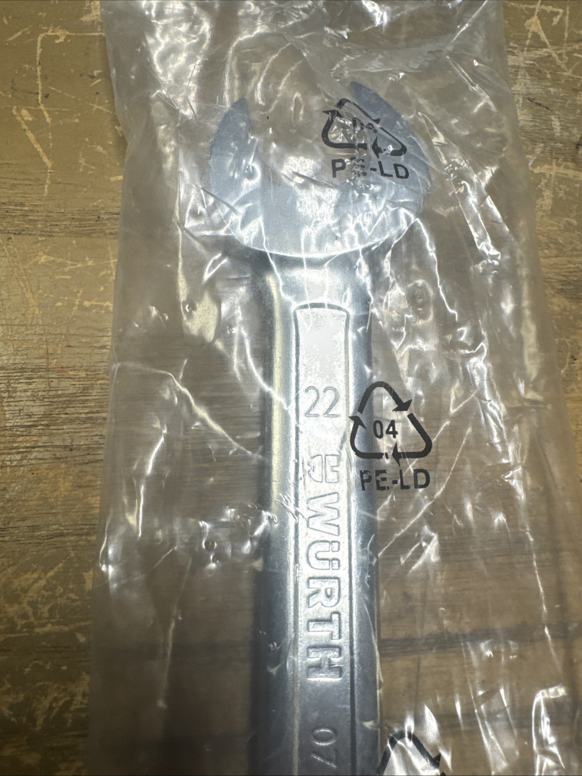 Wurth Zebra Dual Ratchet Combination Wrench Flexible Joint 22 mm 12 Point 1J3926