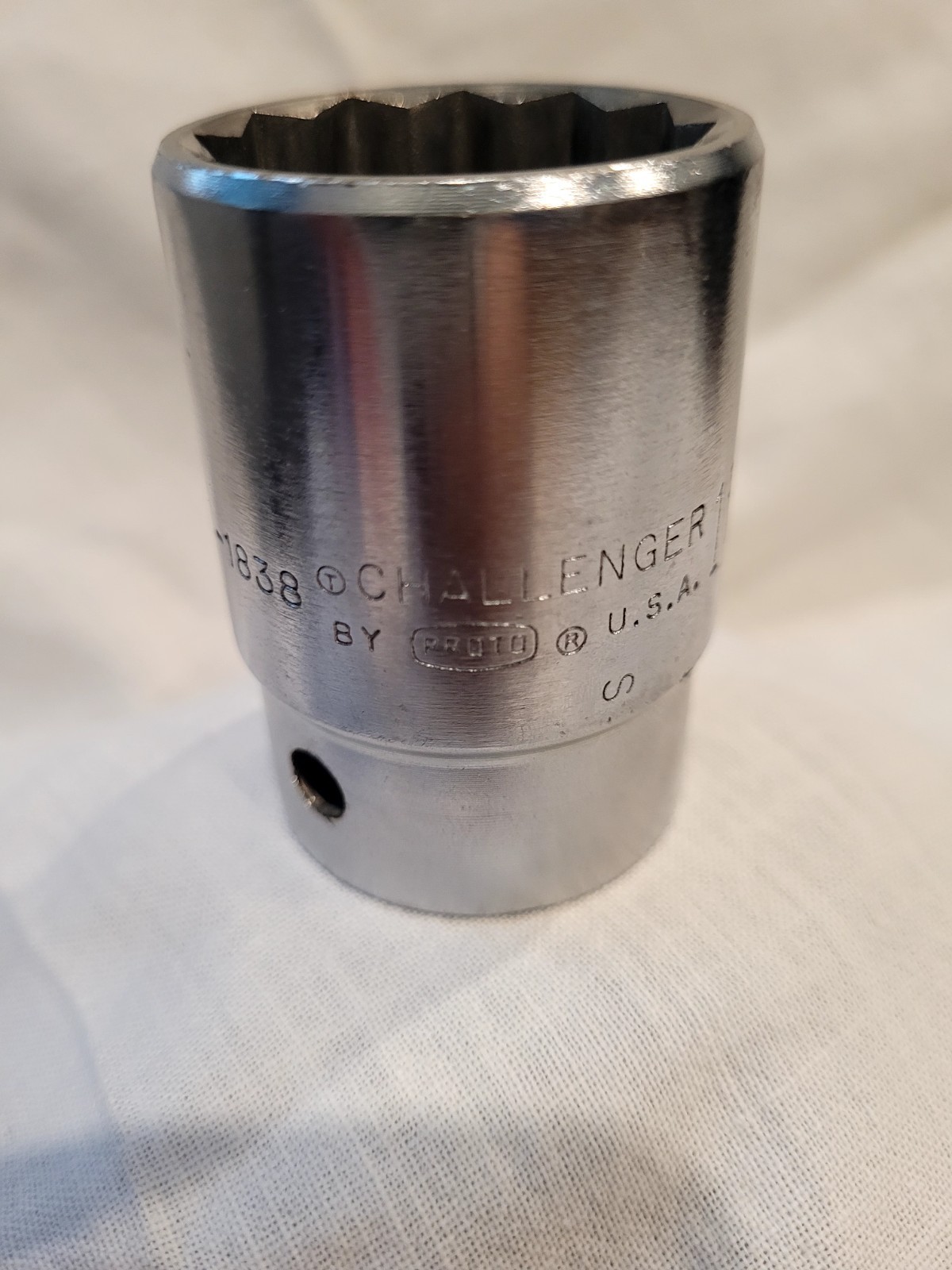 VINTAGE CHALLENGER 12 PT SOCKET. 1-3/16″. 3/4″ DRIVE -1838