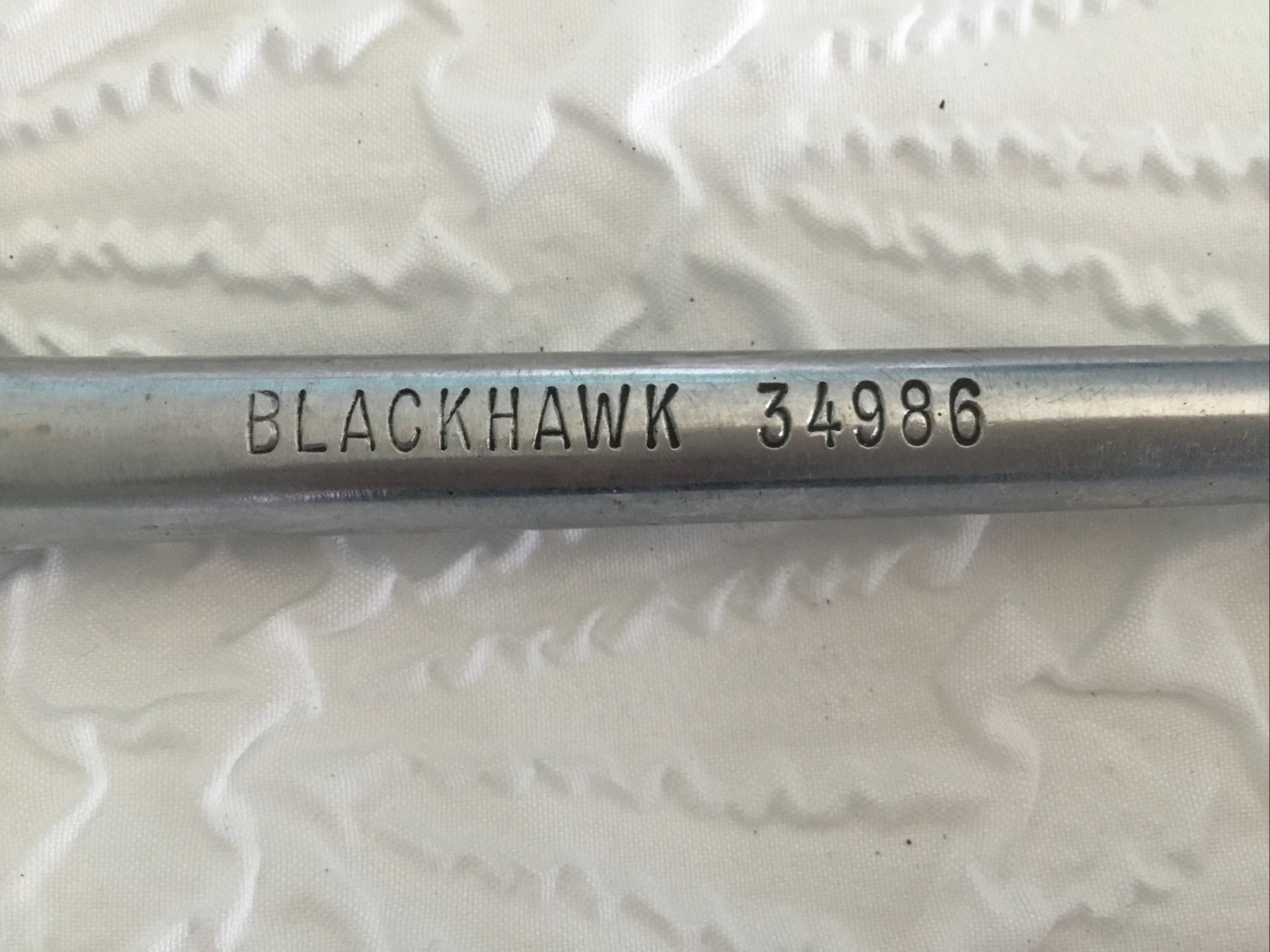 Blackhawk 34986 3/8″ Drive 10″ Flex Head Chrome Knurled Handle Breaker Bar USA