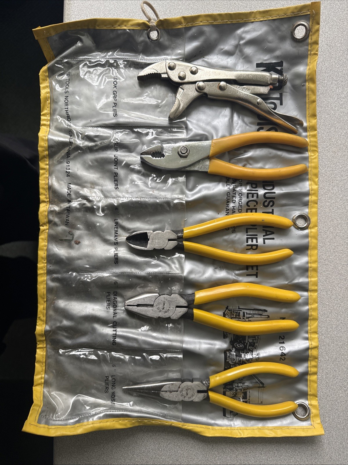 KR Tools 5 Piece Pliers set