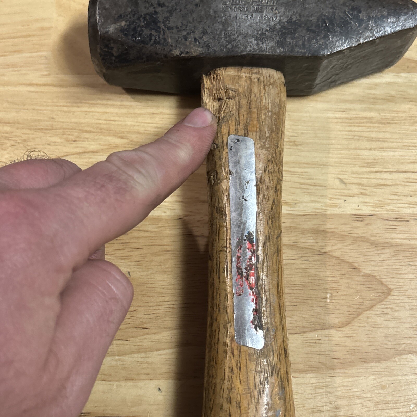 Blue Point 48 Ounce Cross Peen Hammer 48oz BH143A BH 143A Heavy Duty USA