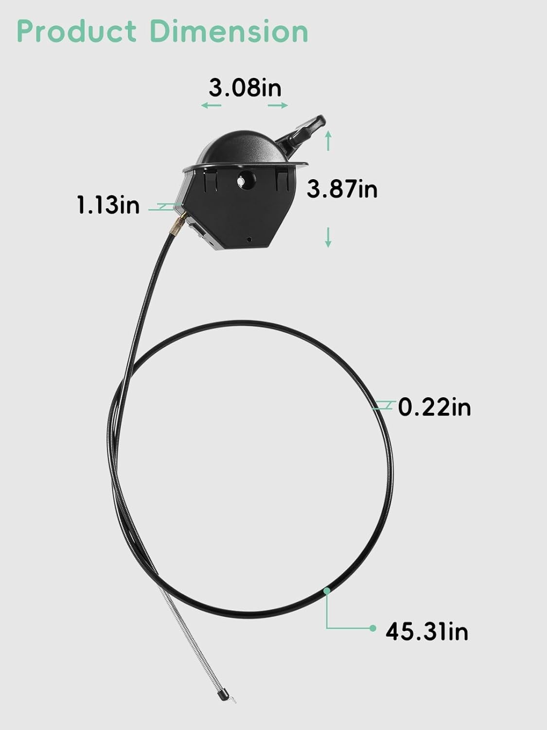 46P06431 Throttle/Choke Cable Fits for CUB Cadet XT1 XT2 SLX54 GX54 GX50 ST54
