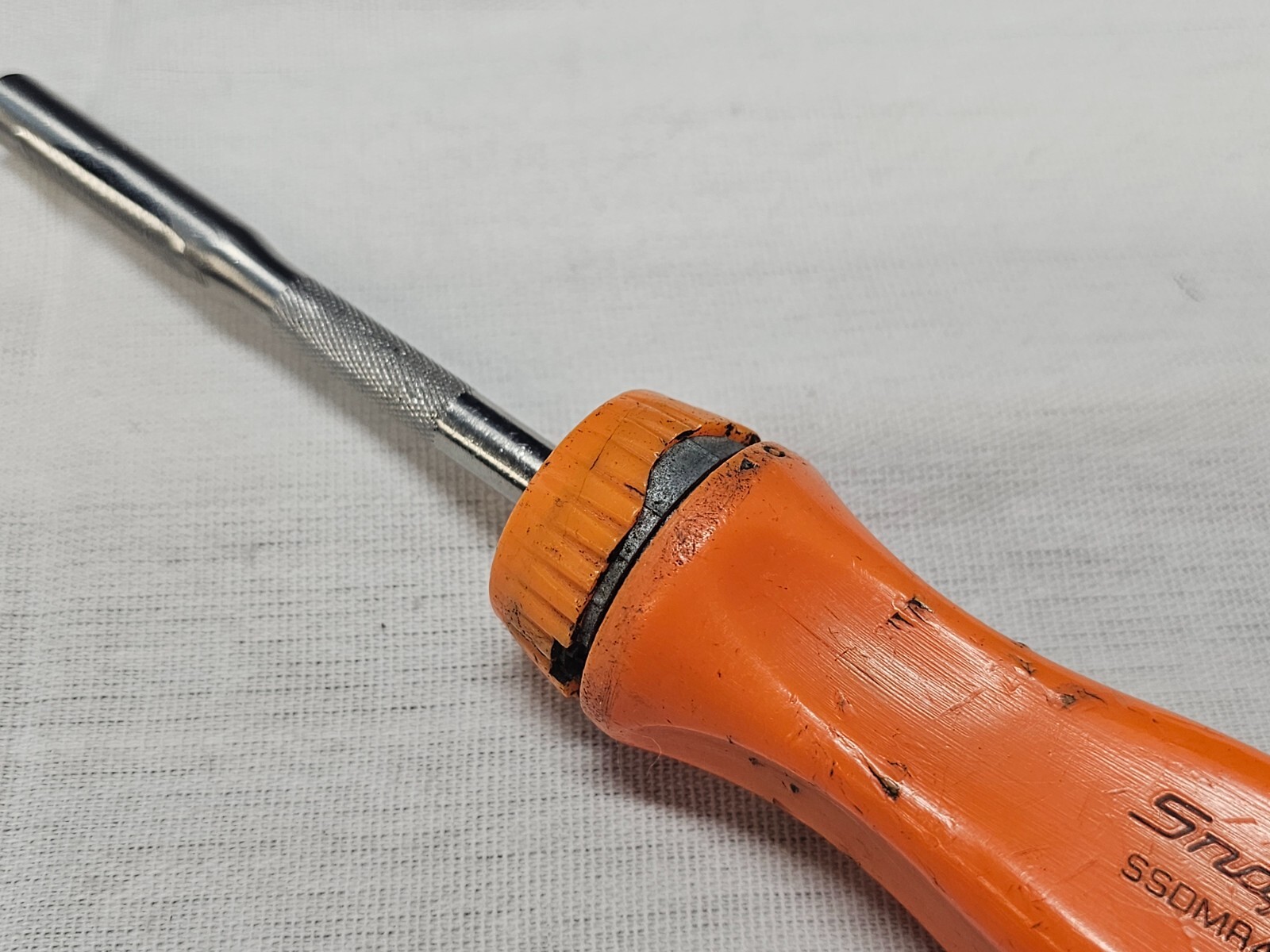 Snap-on Ratcheting Screwdriver Ratchet Bit Driver Orange SSDMR4B