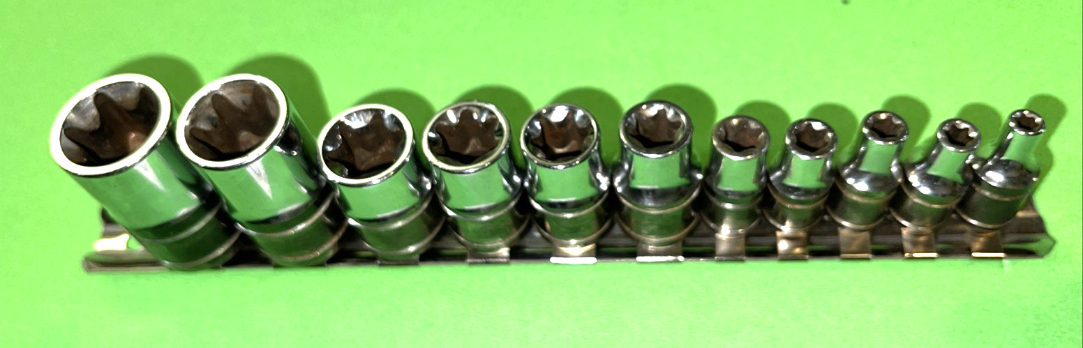MATCO TOOLS SIVER EAGLE 11 PIECE MULTI-DRIVE INSIDE TORX SOCKET DRIVER SET