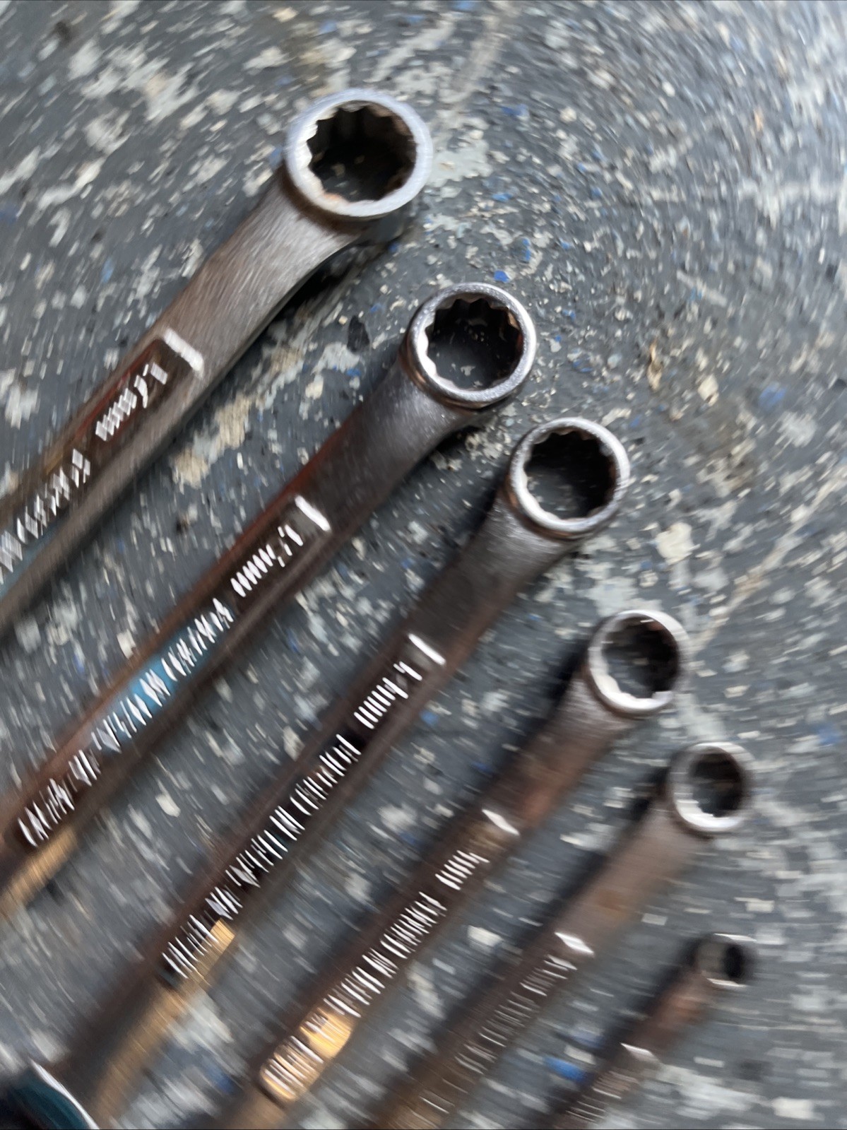 Vtg Craftsman 6 Pc Metric Combination Wrench Set 6 10 12 14 15 17 MM -VA- Series