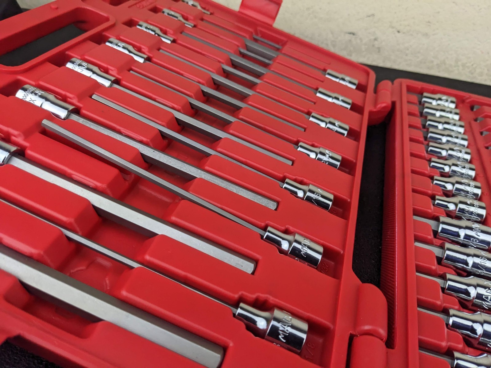 #bo766 Mac Tools SXH60B 60 PC. 3/8″ Master Hex Driver Socket Set EXCELLENT