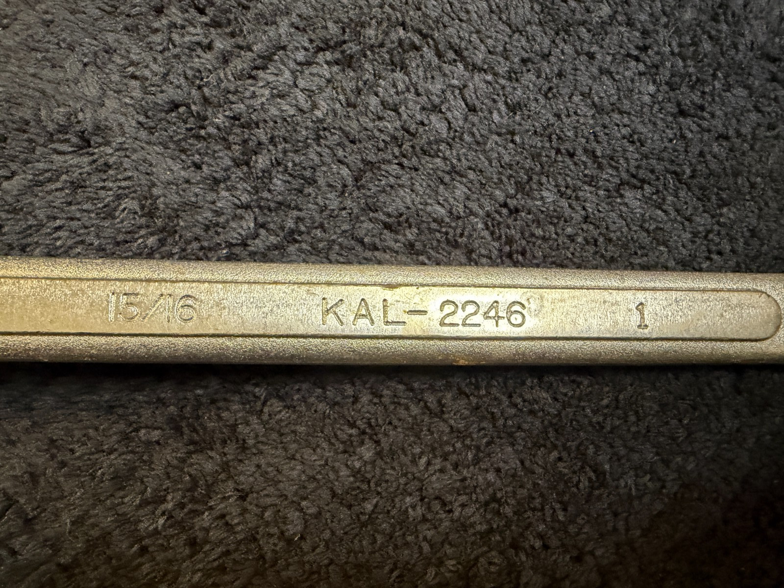 KAL 2246 chrome vanadium drop forged 15/16 x 1 Forged Alloy Japan