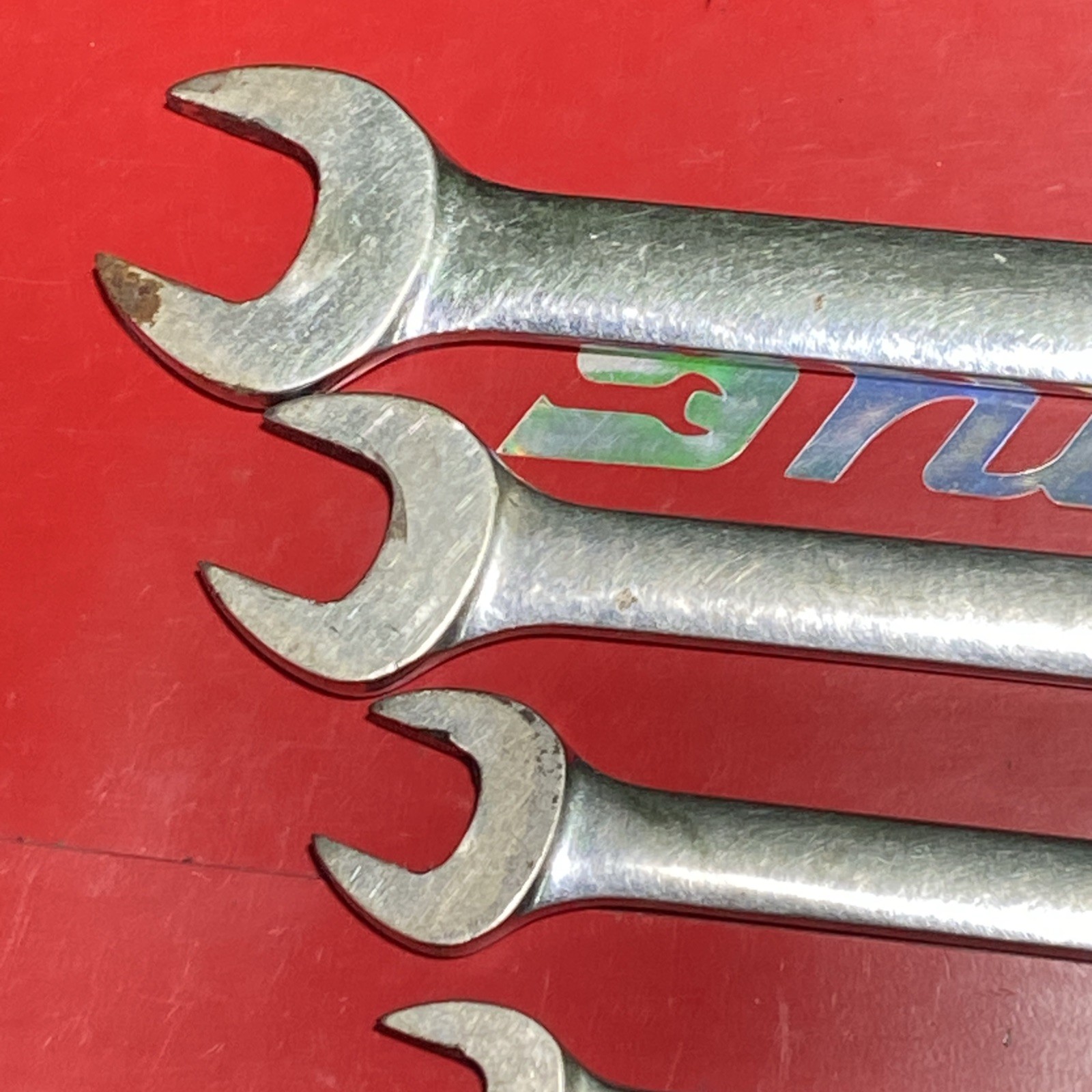 Vintage Snap-On USA 6pc SAE OEX30A, 26, 22, 20, 18, 16 Comb. Wrench Set 12 Point