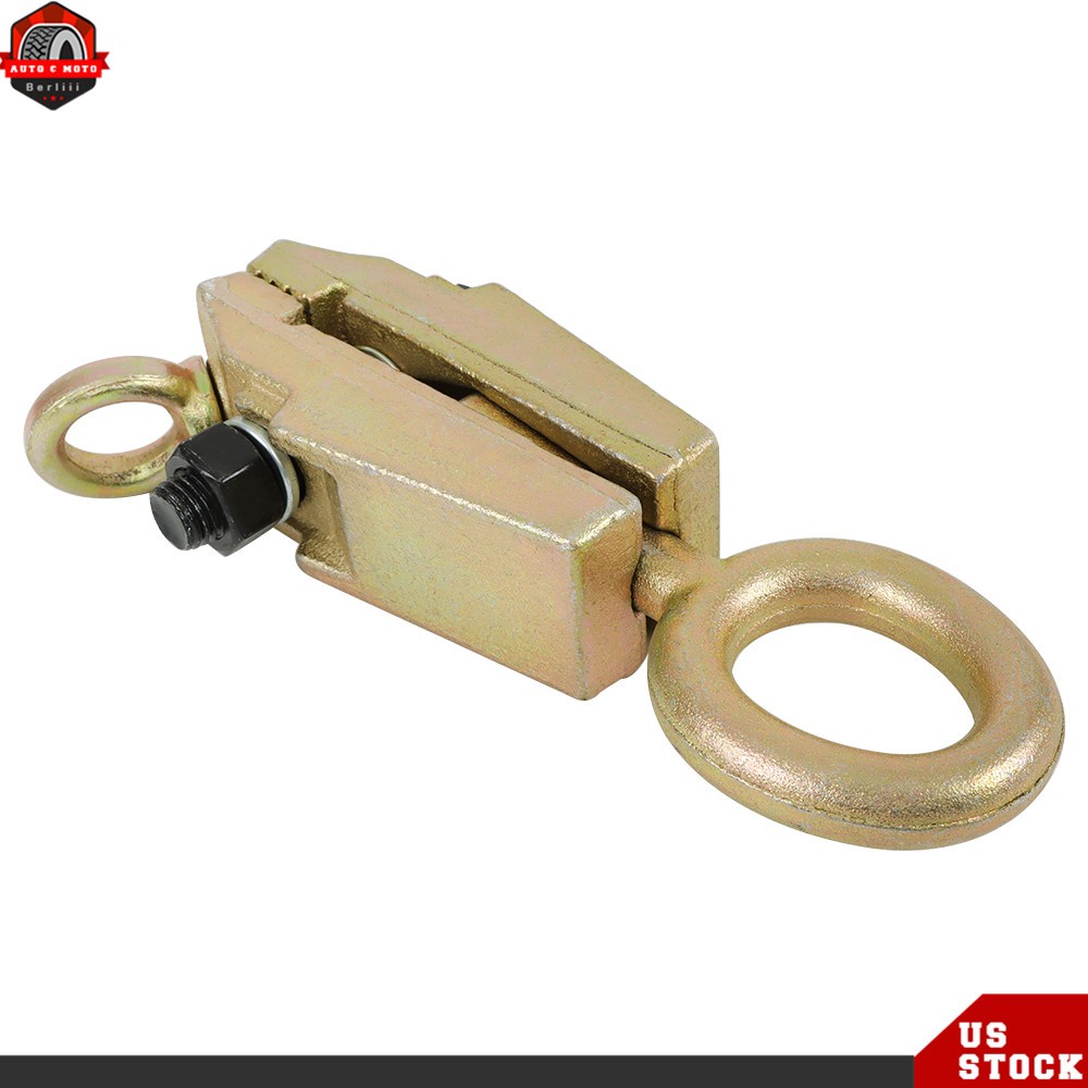 2× 5 Ton 2-Way Frame Back Self-Tightening Grips Auto Body Repair Pull Clamp Tool