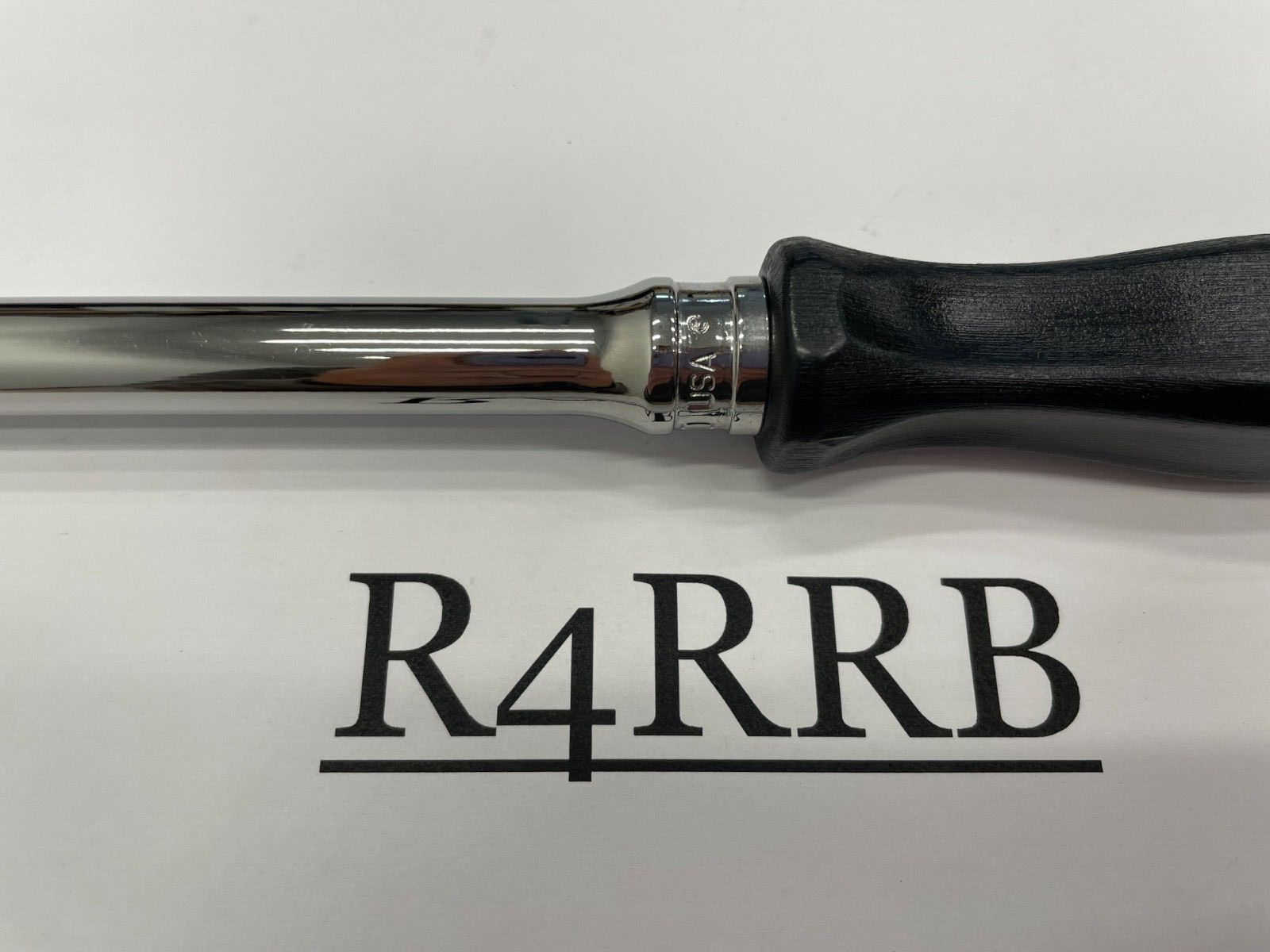 Snap-on Tools NEW BLACK 3/8″ Drive Hard Grip Extra-Long Fixed Ratchet FHLLD80BK