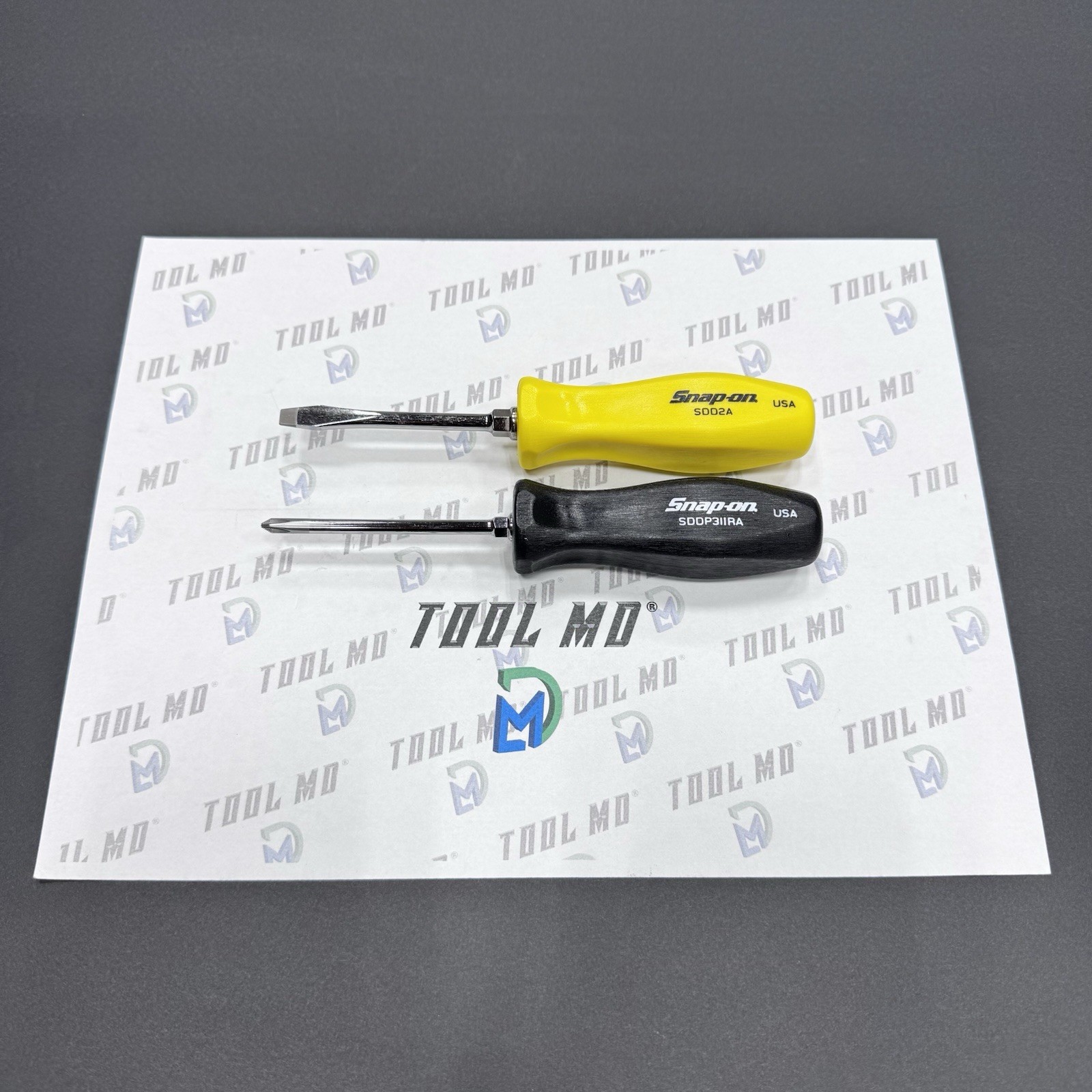 Snap-on Tools USA NEW BLACK & YELLOW Hard Handle Screwdriver Set SDDP31IRA SDD2A