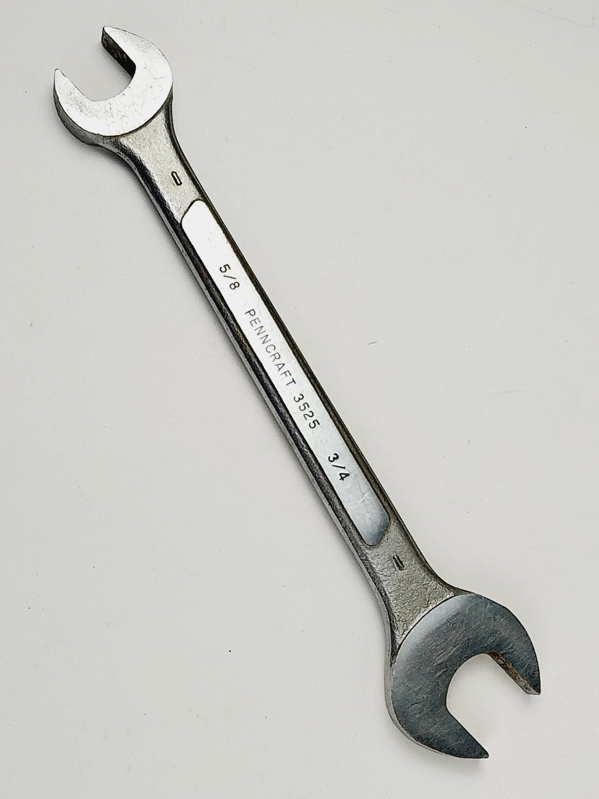 Vintage PENNCRAFT By JCPenney 3525 5/8″ x 3/4″ SAE Open-End Wrench – Made in USA