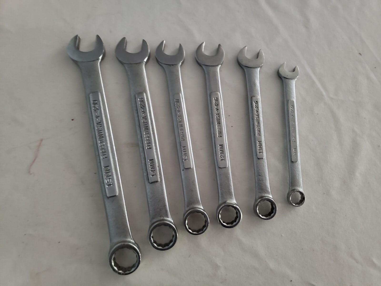 Craftsman 6pc Metric MM Combination Wrench Set (9mm-195mm Missing 10mm USA