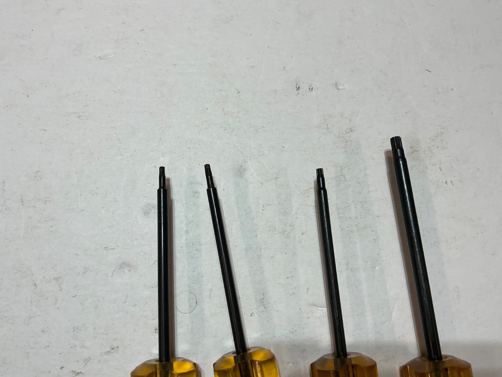 4 Stanley Torx drivers T15x2, T20, T27 all for $22 USA made