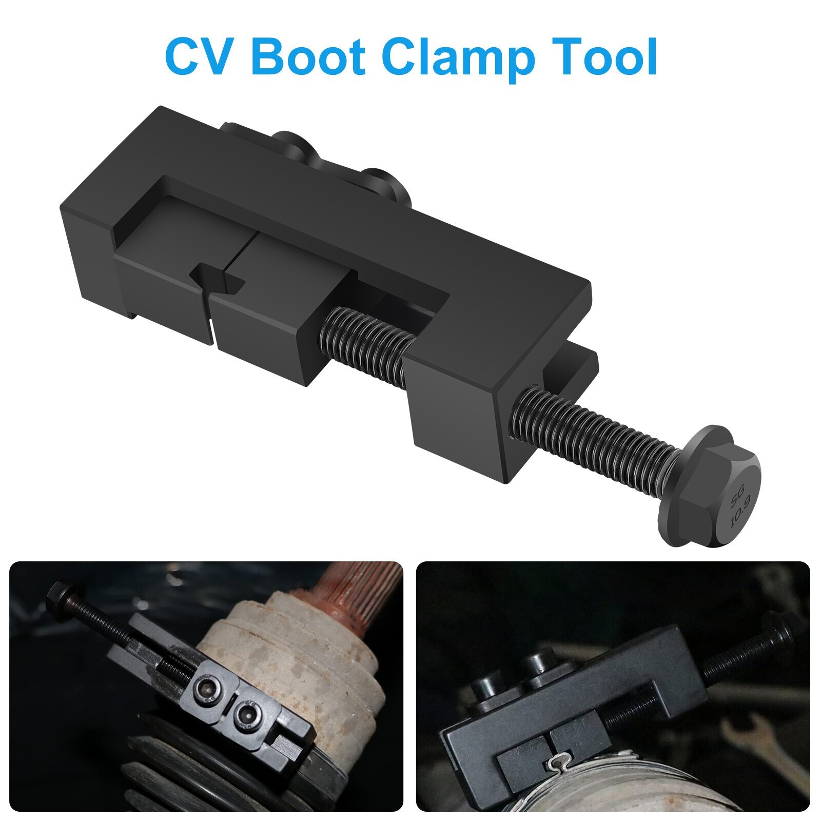 CV Joint Axle Boot Drive Shaft Clamping Tool for Toyota Lexus 09521-24010 Black