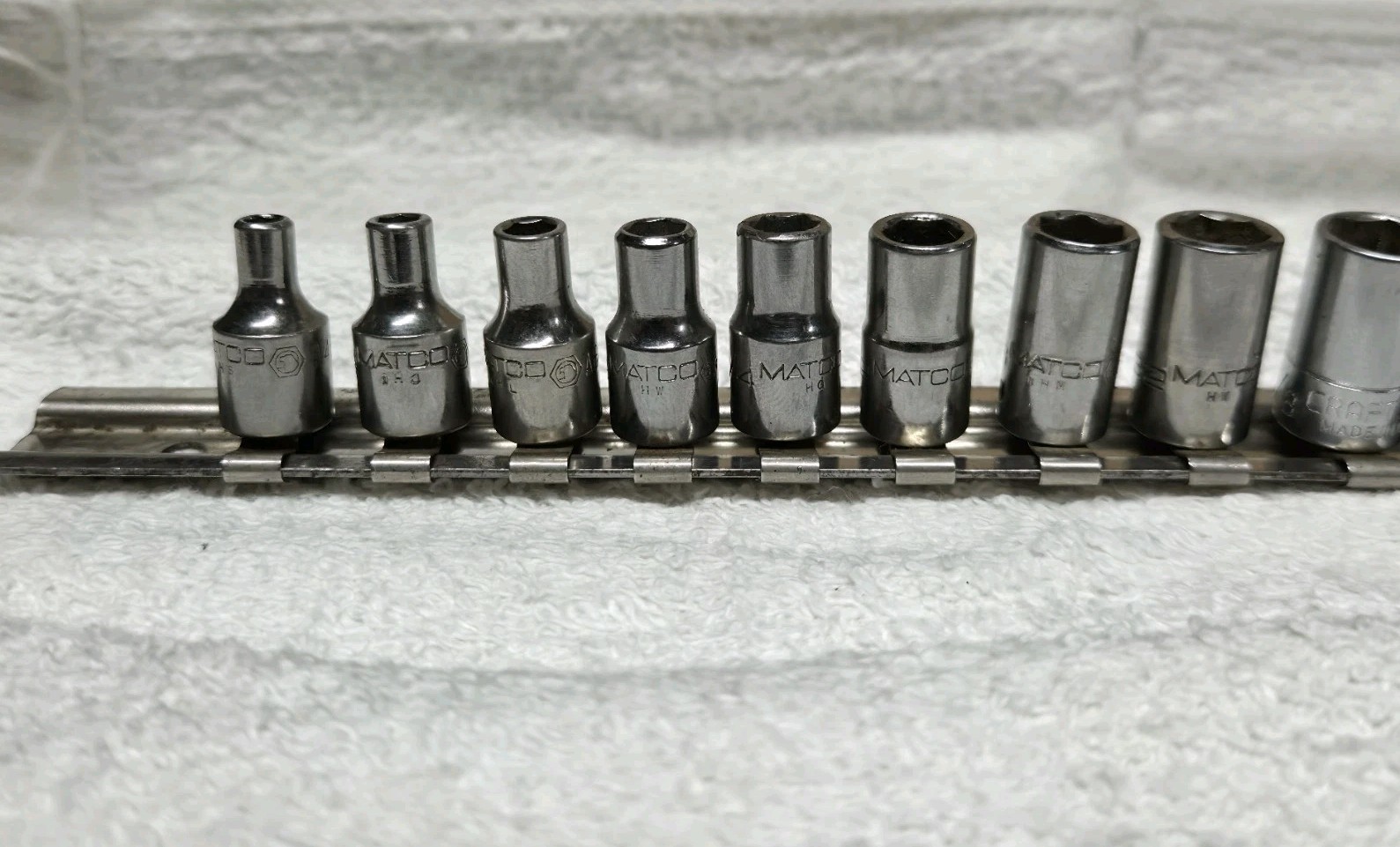Matco Silver Eagle USA ¼» Drive Socket Set Gearwrench 84 Tooth Ratchet 81011F