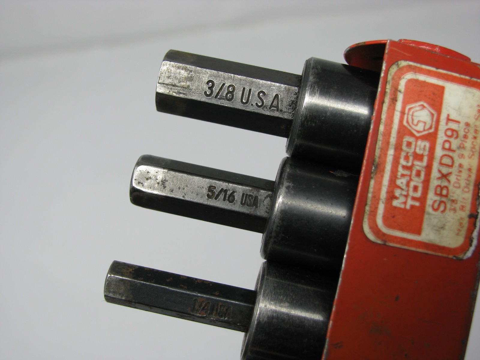 Matco Tools 3/8″ Hex Bit Driver Socket Set – SBXDP9T