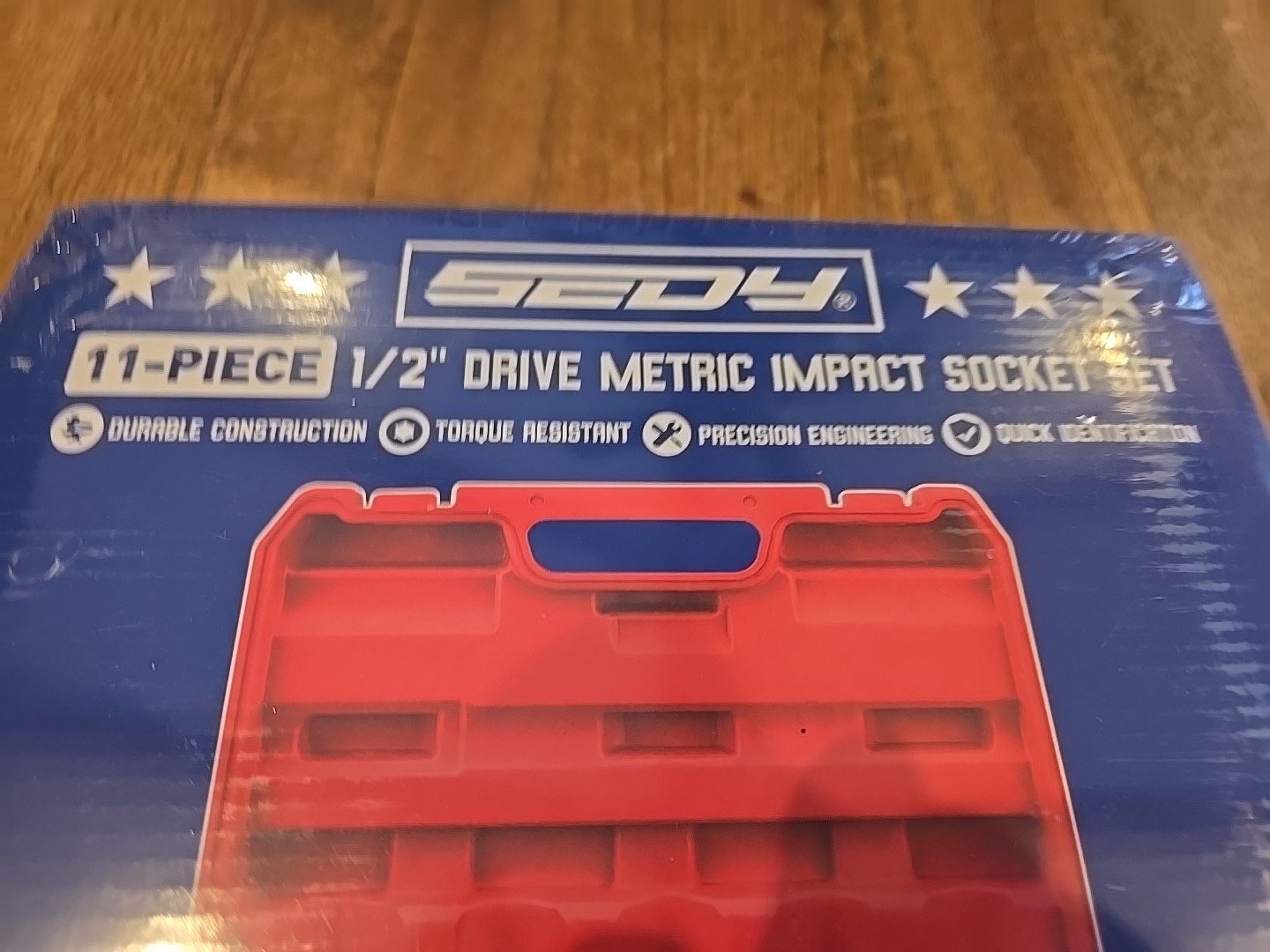 11 Piece SEDY 1/2 Drive Deep Impact Socket Set Metric Wheel 27 29 30-36 38 MM