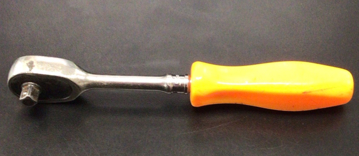 Snap-On 1/4″ Orange Handle Ratchet TML836 USA Tested & Works Well
