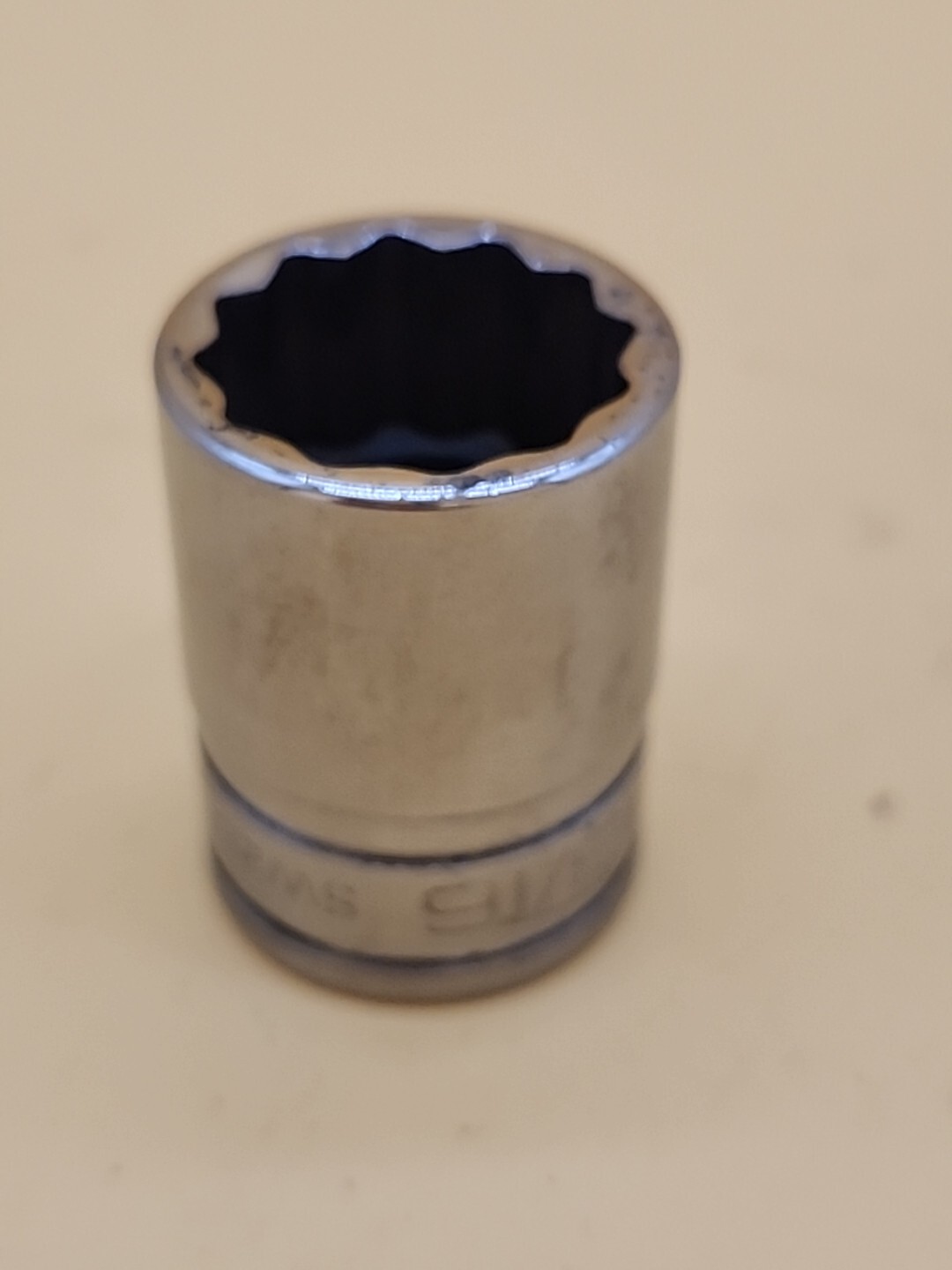 Snap-on Tools 1/2″ Drive 13/16″ 12Pt Shallow Chrome Socket SW261 USA