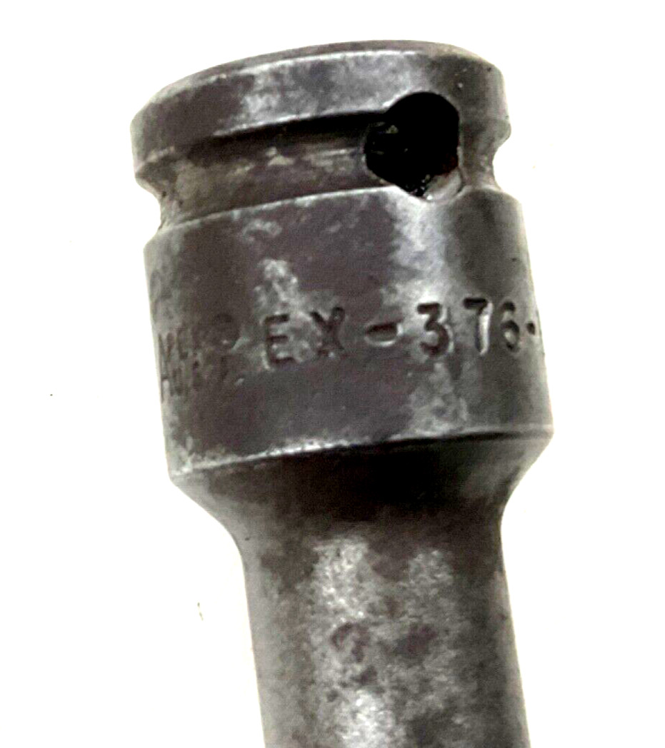 APEX TOOLS 6” SOCKET EXTENSION, 3/8” DRIVE, EX-376-B-6, USA