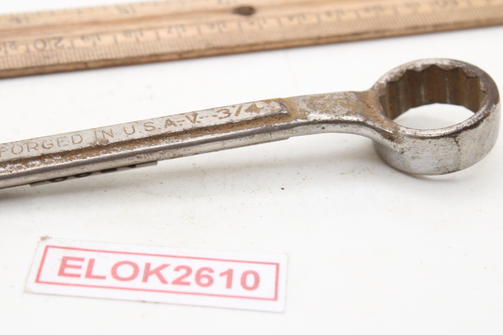 Craftsman -V- 5/8″ X 3/4″ 12 Point SAE Double Box Wrench USA