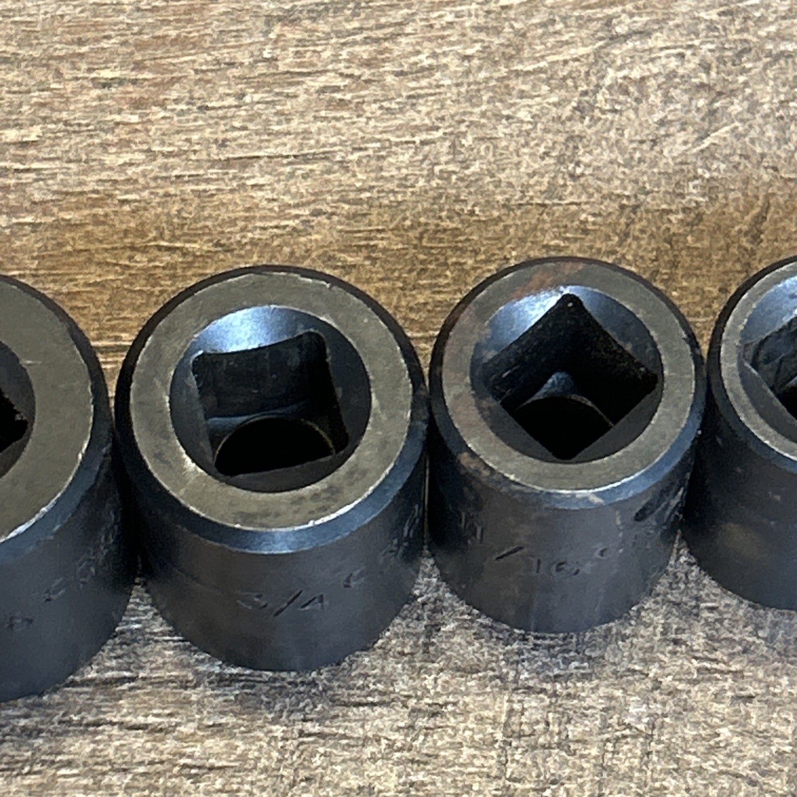 Vintage CRAFTSMAN 1/2″ Drive SAE Shallow Impact Socket Set GK Series