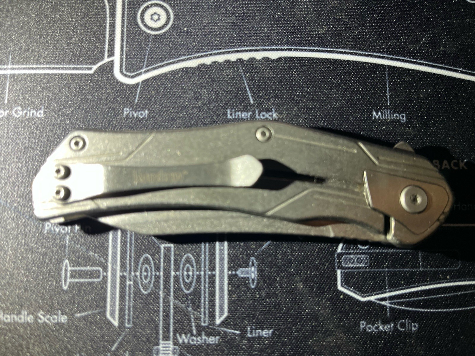 Kershaw «Husker» Pocket Knife Built in Flipper w/Assisted Opening #1380WMX