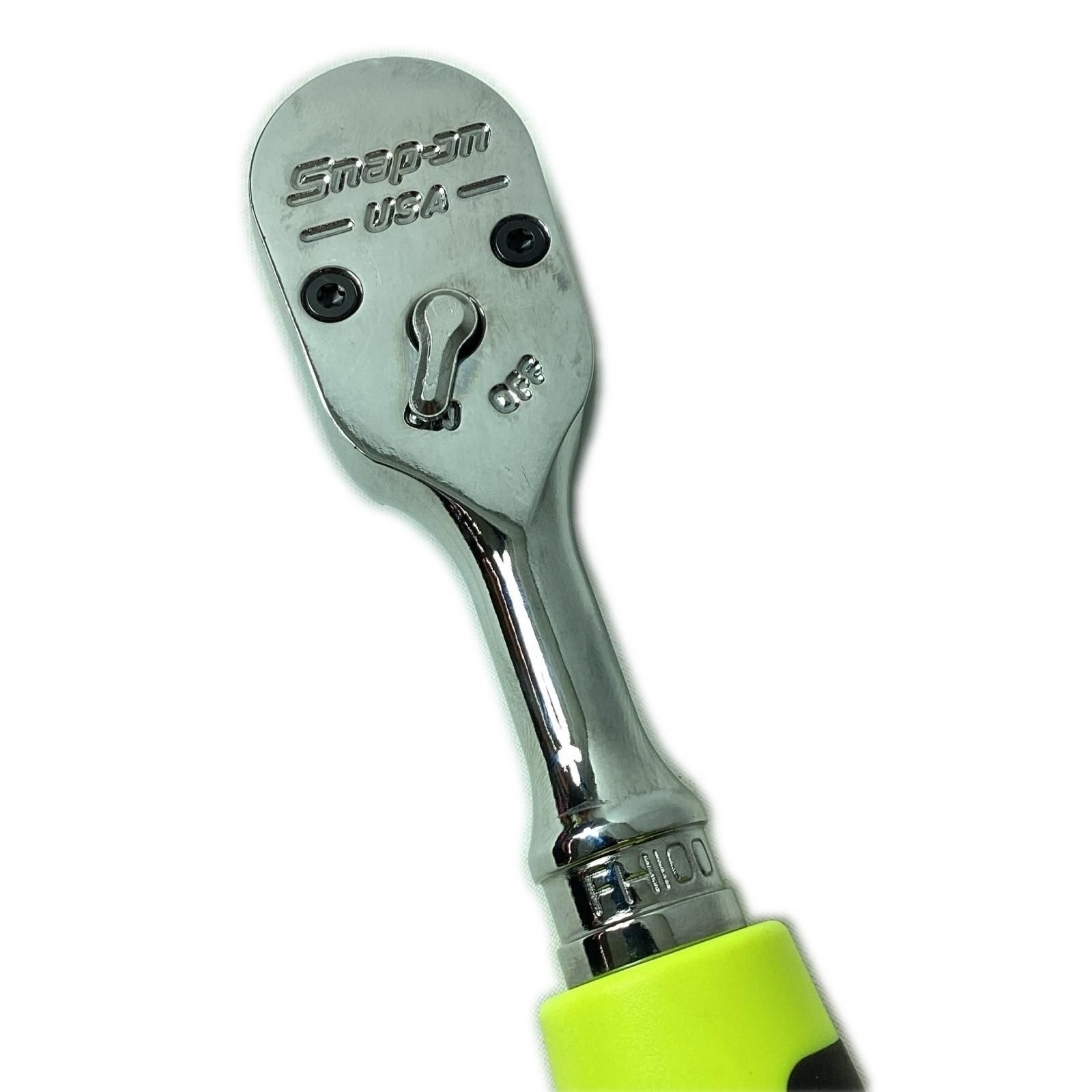 Snap-on FH100 3/8″Drive Hi Viz Soft Grip Handle Ratchet [Used]
